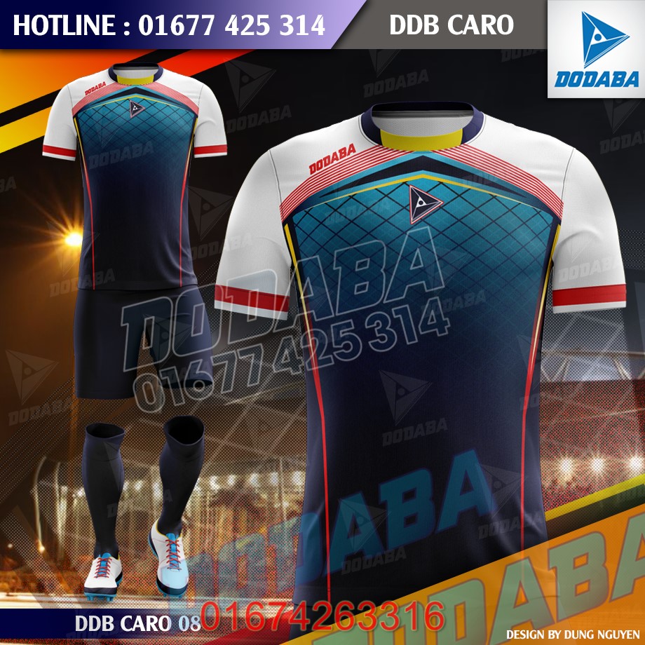 đồ đá banh thiết kế đẹp nhất dodaba ca ro2