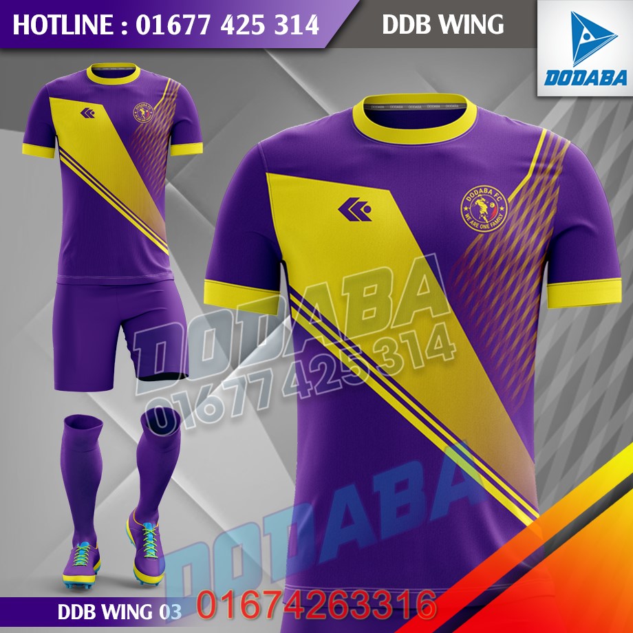 đồ đá banh thiết kế đẹp nhất dodaba win tím3